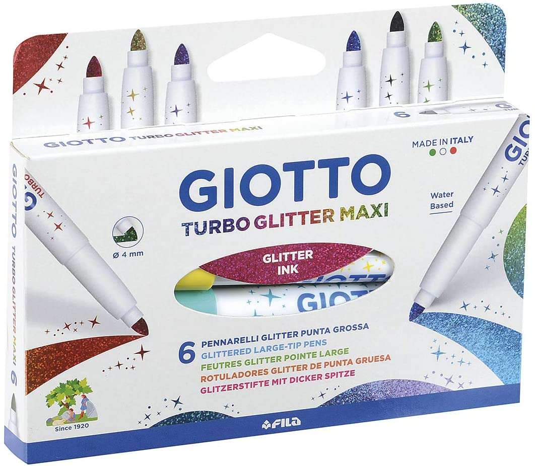 Rotuladores Giotto Turbo Glitter Maxi